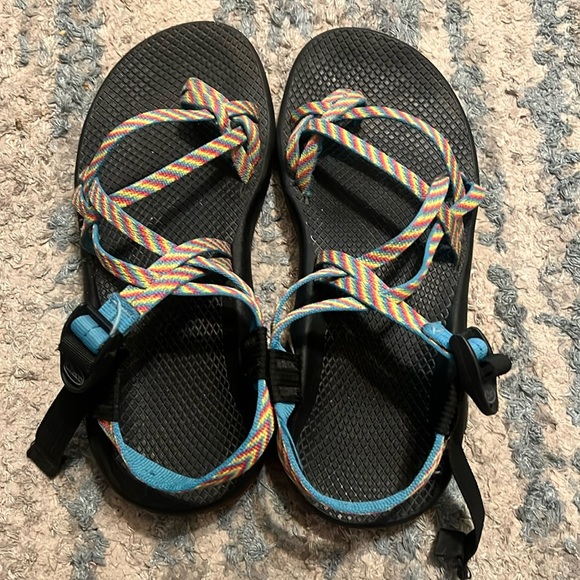 Colorful Strappy Women's Sandals - Picture 1 of 5